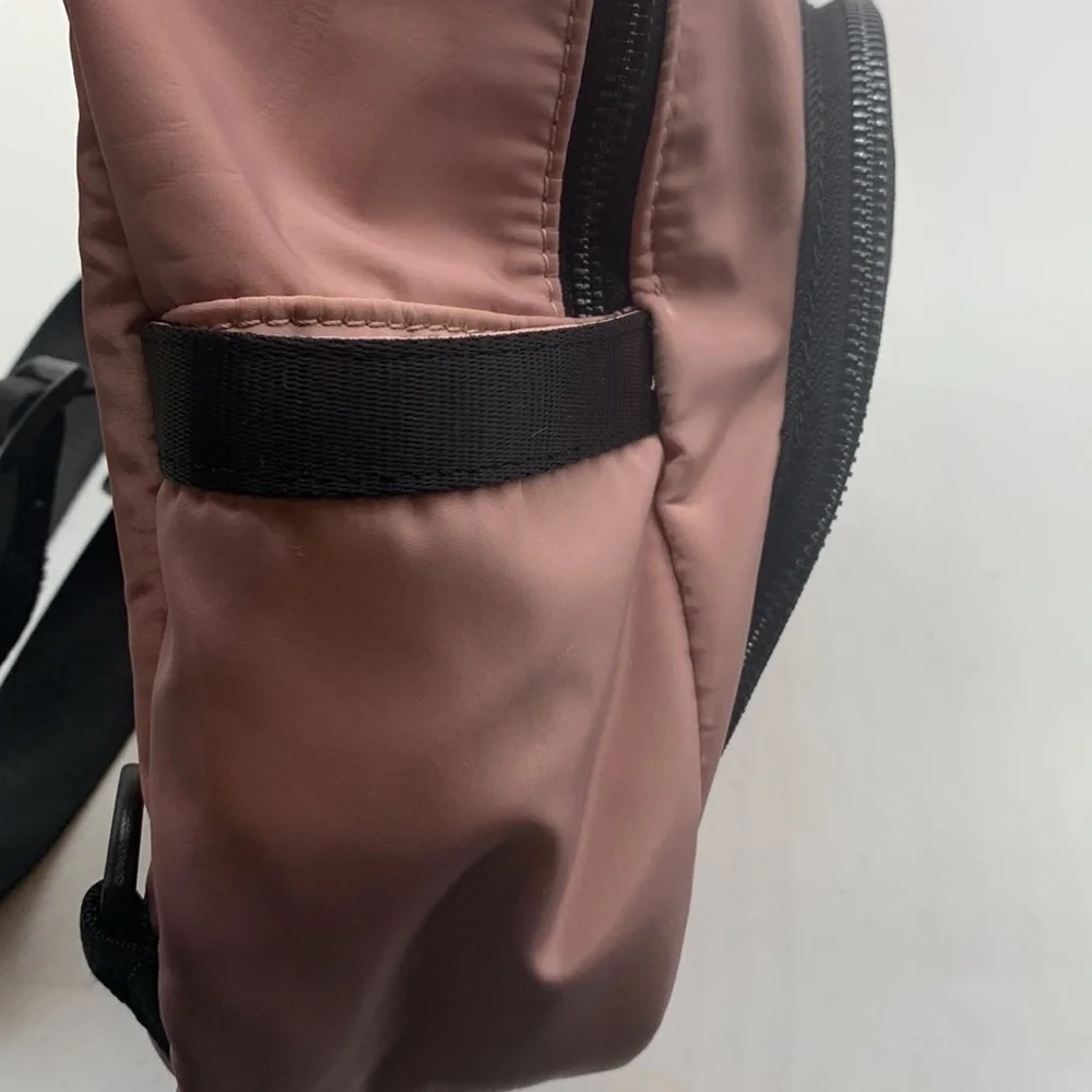 Fabletics Rose Color Nylon Backpack one strap. NYB1730